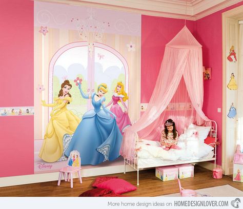 Disney Princess Bedroom.....going to attempt to make a smaller version of this room for my babygirl Disney Princess Toddler Bed, Princess Toddler Bed, Princess Theme Bedroom, Disney Princess Bedding, Disney Princess Bedroom, Girls Princess Room, Disney Princess Room, Bed For Girls Room, Princess Bedrooms