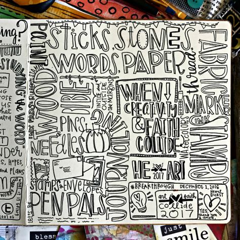 Homegrown Hospitality Homegrown Hospitality, Stephanie Ackerman, Doodle Journal, Faith Journaling, Art Challenges, 2020 Calendar, December 1st, Sticks And Stones, Journal Doodles