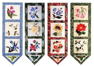 HomeEcHangout - Etsy Quilt Design Wall, Door Banners, Applique Wall Hanging, Winter Designs, Appliqué Quilts, Kindle Reader, Applique Quilt Patterns, Winter Rose, Flowers Blooming