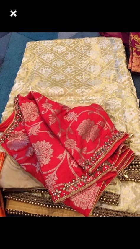 Simple Work On Blouse, Work On Brocade Blouse, Work On Blouse, Aari Work Blouse Design, Best Blouse Designs, Pattu Saree Blouse Designs, Simple Work, Brocade Blouse, Wedding Saree Blouse Designs