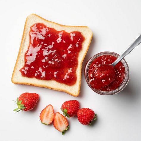 Making homemade strawberry jam is an excellent option if you’ve got too much fruit sitting in the kitchen. This is a quick and easy recipe that produces vibrant, red jam that has way more flavor than store-bought products. You may also like to check out our guide to storing strawberries where we tested nine different...Read More Storing Strawberries, Easy Apricot Jam Recipe, Crisco Pie Crust Recipe, Bread With Jam, Apricot Jam Recipes, Bread Jam, Strawberry Aesthetic, Strawberry Jam Recipe, Jam Recipes Homemade