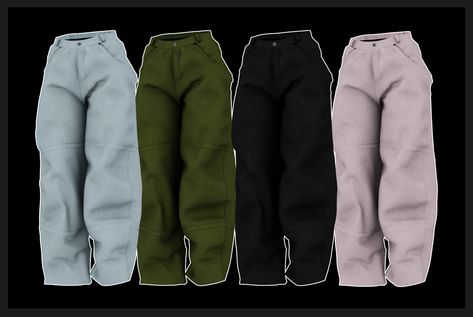 The Sims 4 Mods Pants, Sims 4 Baggy Clothes, Sims 4 Cc Clothes Female Pants, Sims 4 Cc Cargo Pants, Ts4 Cc Pants, Sims 4 Male Clothes, Clothes Cc, Sims 4 Cc Kids Clothing, The Sims 4 Pc