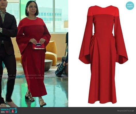 Loot Maya Rudolph, Wide Sleeve Dress, Maya Rudolph, Tv Fashion, Fashion Tv, Mens Plus Size, Latest Outfits, Wide Sleeves, Outfit Details