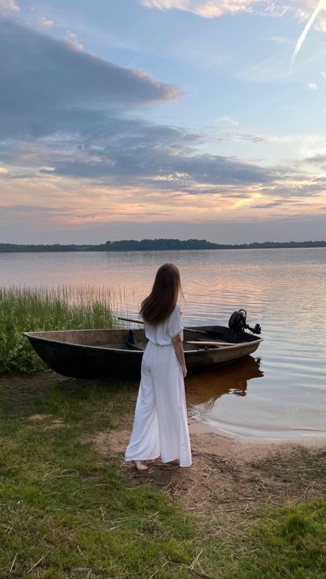 Creepy Photoshoot, Lake Vibes, Lake Dock, English Summer, Cottage Aesthetic, Aesthetic Dress, 8th Anniversary, Book Writing, Future Life