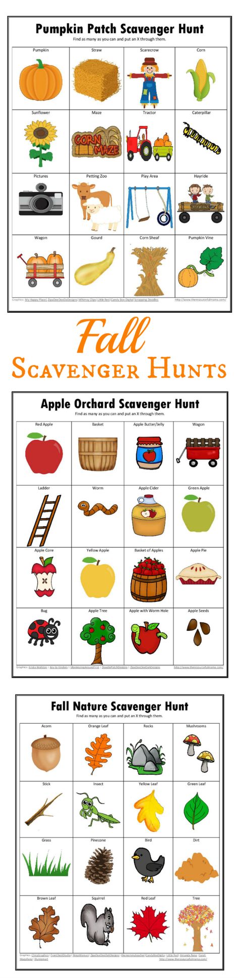 Free printable fall scavenger hunts . apple orchard | pumpkin patch | nature Pumpkin Patch Scavenger Hunt, Fall Scavenger Hunt, Thanksgiving Games For Kids, Preschool Fall, Fall Lessons, Scavenger Hunts, Fall Preschool, Fall Theme, Kids Calendar