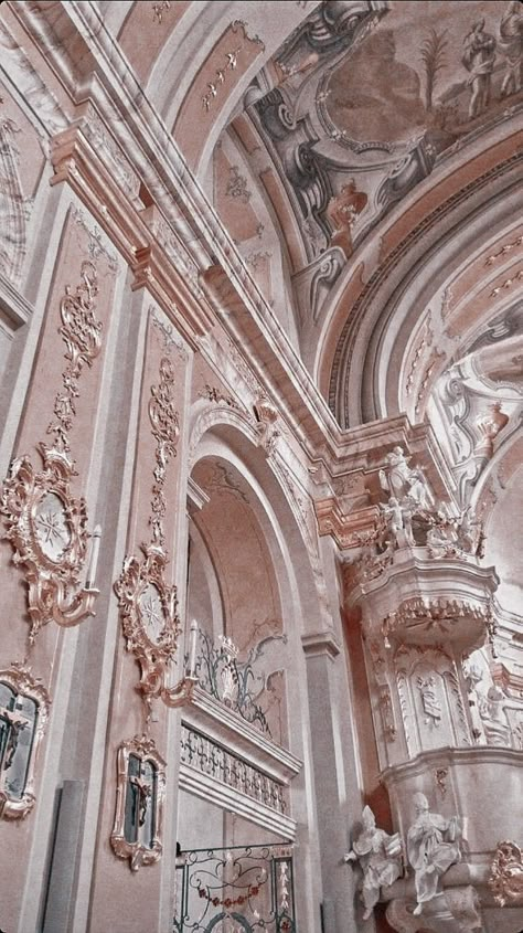 Pink Png, Wallpaper Pastel, Baroque Architecture, Pastel Pink Aesthetic, Aesthetic Pink, Pink Aesthetic, Pastel Pink, We Heart It, Pastel