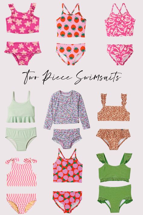 Toddler Swimsuits, Swimsuit Fashion, For Girls, Two Piece, Kids Outfits, Super Cute, Swimming, Pool