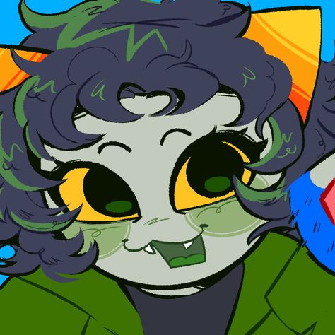 Nepeta Pfp, Nepeta Leijon, Homestuck, Not Mine, Green, Art