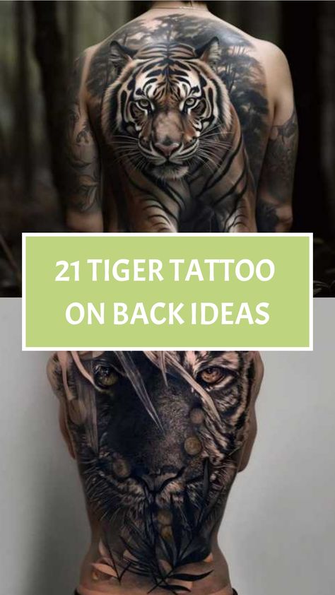 21 Tiger Tattoo on Back Ideas Tiger On Back Tattoo, Tiger Tattoo For Women Back, Tiger Tattoo On Back, Tiger Back Tattoo, Women Tattoo Placement, Tiger Paw Print, Tree Tattoo Back, Japanese Tiger Tattoo, Balance Tattoo