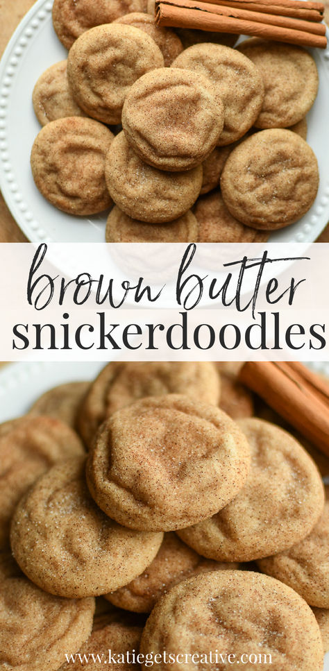 Soft Baked Snickerdoodle Cookies, Brown Butter Salted Caramel Snickerdoodles, Snickerdoodle Cookies Brown Butter, Super Soft Snickerdoodle Cookies, Thick And Chewy Snickerdoodle Cookies, Best Snickerdoodles Ever, Soft And Chewy Snickerdoodles, Browned Butter Snickerdoodles, Cinnamon Butter Cookies