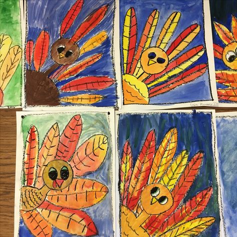 Easy turkey art Thanksgiving Art Projects For Kindergarteners, Directed Turkey Drawing For Kids, Directed Drawing Turkey Kindergarten, Thanksgiving Art Grade Two, Elementary Thanksgiving Art Projects, 4th Grade Thanksgiving Art, Easy Thanksgiving Art Projects For Kids, Turkey Art Lessons Elementary, Thanksgiving Art Projects 3rd Grade