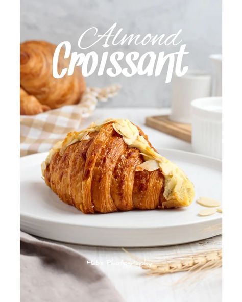 Almond Croissant . . 📸 @habs.photography Food & Product Photography WA 082125125501 or DM @habs.photography . . Stock photo collection of Croissants is now available in Habs Photography portfolio in Shutterstock. Check it out! Link in bio. . . #food #foodphotography #productphotography #stockphoto #stockphotography #almond #croissant #breadlife #fotomakanancilegon #fotoproduk #fotoprodukcilegon #fotomakanan #jasafotoprodukcilegon #jasafotoumkm #jasafotomakanan Croissant Photography Ideas, Food Menu Photography, Bakery Food Photography, Food Photography Pasta, Croissant Photography, Bakery Croissant, Bakery Photography, Food Product Photography, Croissant Bread