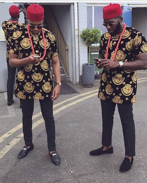 Igbo Men Attire, Isi Agu Styles For Men, Igbo Native Attire For Men, Igbo Traditional Attire For Men, Isiagu Styles For Men, Igbo Men Traditional Wear, Igbo Traditional Wedding Attire For Men, Igbo Traditional Wedding, Couples African Outfits