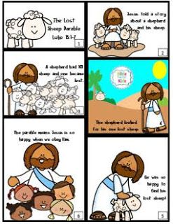 Jesus is the Good Shepherd and the Parable of the Lost Sheep lesson, visuals & posters sheep craftivity, Find the Sheep File Folder Game, Flip Book and puzzles, mazes, color by number, and more with alphabet writing #Biblefun #Jesus #parables #Bibleforkids Parable Of The Good Shepherd, The Good Shepherd Craft Preschool, The Lost Sheep Bible Story, Good Shepherd Craft Sunday School, Jesus The Good Shepherd Craft, The Lost Sheep Craft Sunday School, Good Shepherd Activities, The Good Shepherd Activities, The Lord Is My Shepherd Craft