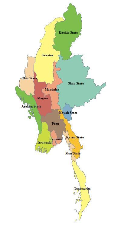 Myanmar Map Drawing, Asean Map, Myanmar Map, Myanmar Flag, Bus Cartoon, Star Bus, Map Drawing, Thailand Map, Bus City