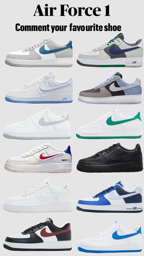 Air force 1 #airforce1s #airforce #nike #shoeinspo Nike Airforce 1, Shoe Inspo, Air Force 1, Air Force, Force, Nike