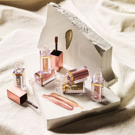 Introducing, the new Suede Shade Liquid Eye Shadows, a multi-dimensional, sheer matte finish. A soft veil of color on the eyelids in 6 beautiful nude shades inspired by nature. A single swipe delivers lustrous, buildable color that can be smudged out easily with the applicator or fingertips for a soft-focus effect. #Stila #StilaCosmetics #LiquidEyeShadow #Eyeshadow #BeYourOwnArtist Lorac Pro Palette, Pink Eyeshadow Palette, Bronze Palette, Liquid Eye Shadow, Stila Cosmetics, Neutral Eyeshadow Palette, Neutral Eyeshadow, Sigma Beauty, Multi Dimensional