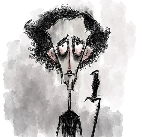 Movie Posters Tim Burton, Tim Burton Eyes Drawing, Tim Burton Sketches, Tim Burton Drawings Style, Tim Burton Personajes, Tim Burton Drawings, Tim Burton Art Style, Room At Night, Different Drawing Styles