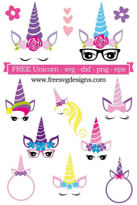 unicorn Cricket Crafts, Gratis Printables, Image Svg, Cricut Projects Beginner, Unicorn Svg, Cricut Fonts, Cricut Free, Diy Cricut, Silhouette Cameo Projects