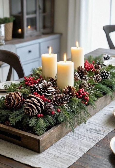 Christmas Decoration On A Budget, Christmas Decorations Coffee Table, Christmas Decor Budget, Cozy Christmas Decor Living Room, Nook Christmas Decor, Christmas Coffee Table Decorations, Christmas Home Decor Ideas Living Room, Christmas Coffee Table Decor Living Rooms, Modern Cozy Christmas