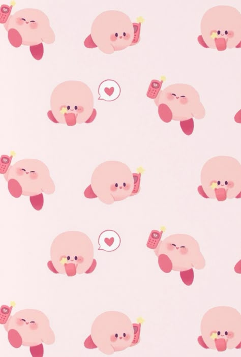 Kirby Pattern Calming Patterns, Kirby Games, Ac New Leaf, Kirby Art, Ipad Background, Vibes Wallpaper, Chic Vibes, Macbook Wallpaper, Cute Wallpaper For Phone