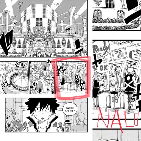 Natsu and Lucy spotted in Edens Zero!! And here I thought that Rebecca and Shiki were the new natsu and Lucy for this story - and then I spot them in the Casino (couldn’t help but write Nalu I ship it) Edens Zero Shiki X Rebecca, Rebecca And Shiki, Shiki X Rebecca, Eden's Zero Rebecca, Fairy Tail Natsu And Lucy, Anime Pins, Natsu And Lucy, Edens Zero, Hiro Mashima