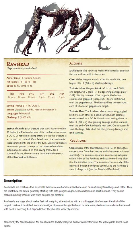 Dnd Monster Hombrew, Cool Dnd Monsters, D D Homebrew Monsters, Dnd Monster Stats, Dnd Undead Monsters, Homebrew Monsters 5e, Shadowfell Dnd, Dnd Monsters Homebrew, 5e Homebrew Monster