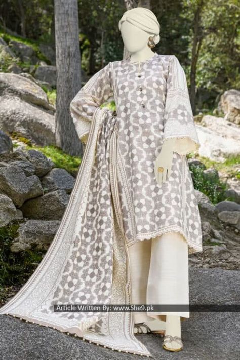 Junaid Jamshed Winter Collection 2023 – J. Unstitched Dresses She9.pk Winter Collection 2023, Pakistani Winter Dresses, Junaid Jamshed, Suit Pakistani, Winter Suits, Add Sleeves, Winter Suit, Suits For Sale, Designer Suits