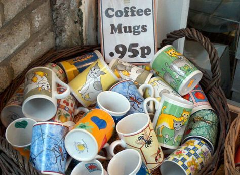 5 New Uses For A Coffee Mug Upcycle Coffee Mugs, Round Tuit, Household Crafts, Upcycled Ideas, Repurposing Ideas, Household Objects, Egg Cartons, Travel Coffee Cup, Coffee Uses