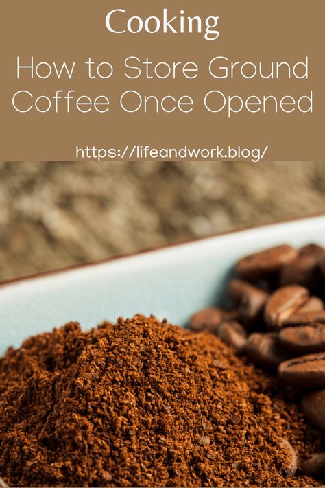 Coffee Grounds Storage, How To Store Coffee Grounds, Ground Coffee Storage, Coffee Storage Containers, Fridge Smells, Storing Coffee, Frozen Coffee, Coffee Granules, Coffee Varieties