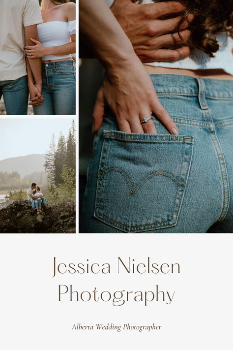 Jessica Nielsen Photography is an Alberta Wedding and Lifestyle Photographer documenting love, light and connection, from the Rocky Mountains to the badlands and the prairies in-between! Her wedding photography can be described as true to colour, with a touch of warmth and vibrance to bring everything to life. Utah Engagement Photos, Alberta Wedding, Canada Wedding, Romantic Engagement Photos, Mountain Engagement, The Rocky Mountains, Love Light, Engagement Photo Inspiration, Alberta Canada