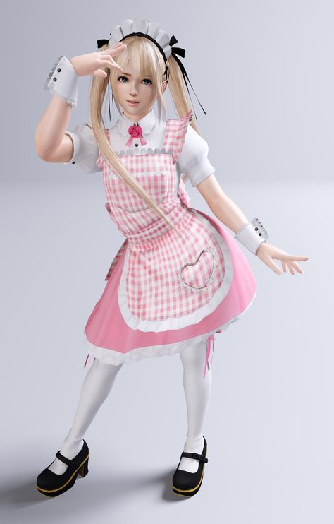 Marie Maid Marie Rose Outfit, Dead Or Alive Marie Rose, Dead Or Alive 5, Marie Rose, Rosé Birthday, Dead Or Alive, Battle Suit, Central Station, Cosplay Ideas