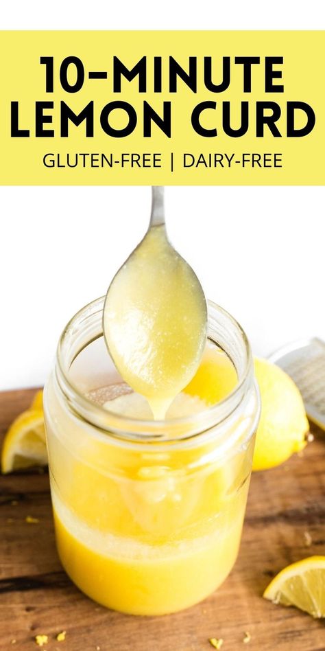 Dairy Free Lemon Curd, Sugar Free Lemon Curd, Microwave Lemon Curd, Meyer Lemon Recipes, Easy Lemon Curd, Lemon Curd Recipe, Lemon Diet, Lemon Dessert Recipes, Curd Recipe