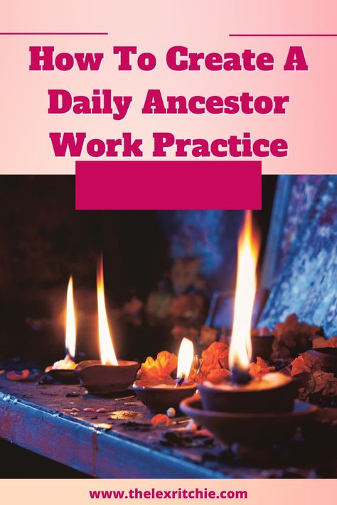 Ancestor work doesn't have to be limited to Samhain! Learn how to connect to your ancestors any time with a daily practice! Alter For Ancestors, Ancestor Oil Recipe, Ancestor Altar Ideas, Ancestor Work, Ancestor Altar, Ancestral Healing, Altar Ideas, Best Primer, Healing Room