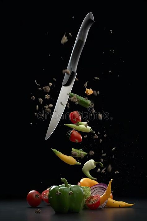 Stainless knifes stock photography Knife Photography, Ingredients Photography, Vegetables Food, 3d Motion, Food Chopper, Favorite Kitchen, Knife Set, Knife Sets, Chef Knife