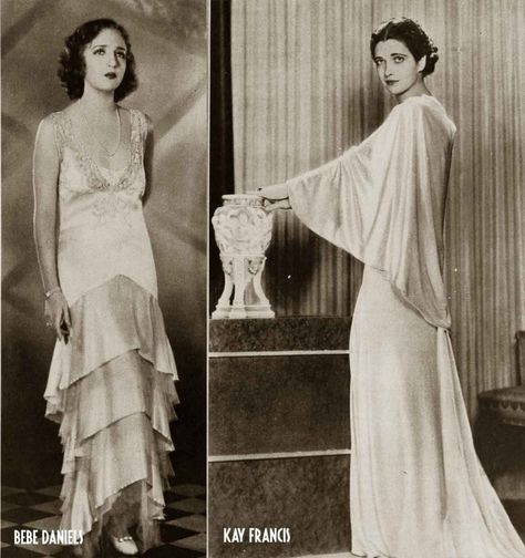 Spring-Lines-for-1931-b Nostalgic Clothes, 1930 Fashion Women, 1930s Glam, 1930's Hair, Portfolio Fashion Design, 30s Wedding, 1930s Fashion Women, Bebe Daniels, Victor Victoria