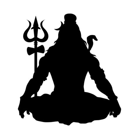 Shiva Stickers For Bike, Trishul Photo, Mahadev Outline, Mahadev Png Images, Shiva Outline, God Illustration Art, Mahakaal Tattoo, Krishna Silhouette, Hanuman Black