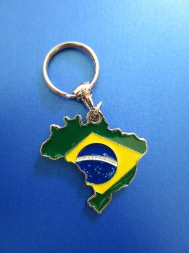 #Brazil keyring Brazil Keychain, Brazil, Personalized Items