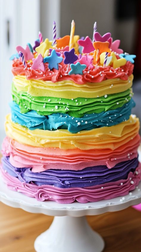 Ready to wow your guests? These 10 creative rainbow cake ideas are perfect for birthdays and special occasions. Learn how to bake vibrant treats everyone will love! Rainbow Cake Ideas, Ideas For Your Birthday, Taste The Rainbow, Rainbow Birthday, Rainbow Cake, Colorful Rainbow, Cake Inspiration, Birthday Bash, To Shine