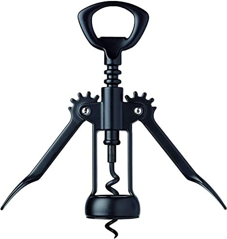 L'Atelier du Vin Matte Black Classic Wing Corkscrew Merci Paris, Wine Tools, Corkscrews, Plastic Ring, Wine Opener, Spring Steel, Kitchen Utensils Gadgets, Premium Brands, Online Branding