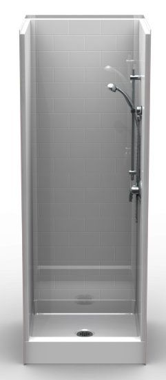 30x30 Shower Stall, Shower Stall Kits, Shower And Bathtub, Bathtub Enclosures, Shower Wall Kits, Add A Bathroom, Shower Stalls, Fixtures Bathroom, Frameless Shower Doors