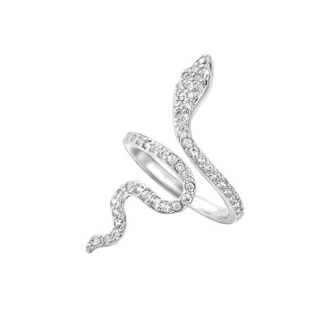 (Sponsored) Snake Ring for Women, Cubic Zirconia Opening Adjustable Animal Band Ring, Fashion Rhinestones Jewelry Gifts for Teen Girls Friend Family Lover (As an Amazon Associate I earn from qualifying purchases) #jewelryrings Snake Rings, Wrapped Rings, Snake Ring Silver, Luxe Jewelry, Snake Jewelry, Ring Fashion, Rhinestone Ring, Snake Ring, Copper Material