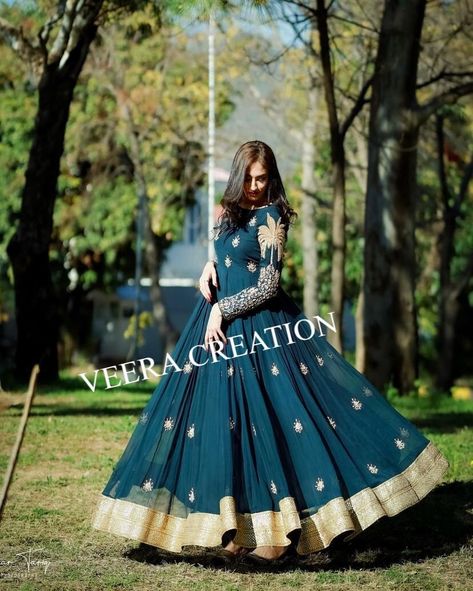 Long Anarkali Gown, Long Anarkali, Gown Suit, Anarkali Gown, Dupatta Set, Gowns For Girls, Party Gown, Raw Material, Fun Designs