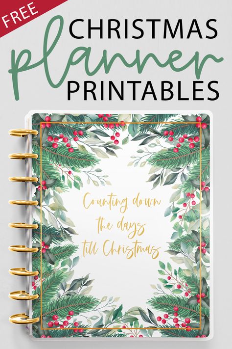 Christmas Binder Printables Free, Printable Christmas Gift List, 2023 Christmas Planner, Xmas Planner Free Printables, Christmas To Do List Printable, Happy Planner Christmas Free Printables, Frankenplanner Happy Planner, Free Printable Christmas List, Christmas Card List Printable Free