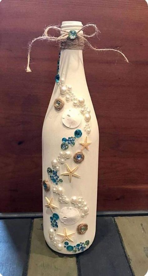 Wine Bottle Ideas, Bottle Diy Crafts, Real Star, Wine Craft, Wine Glass Art, Fish Ocean, Wine Bottle Art, Wine Bottle Diy Crafts, Glass Bottles Art