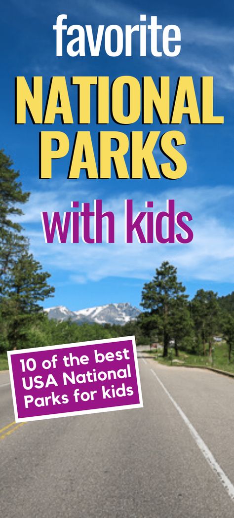 Read our list of the best USA National Parks with kids as you plan your family road trip, spring break vacation, or family summer vacation. Glacier National Park, Grand Canyon NP, and Rocky Mountain National Park are just a few! #nationalparks National Parks With Kids, Natural Play Dough, Spring Break Pictures, Family Spring Break, Best National Parks, Spring Break Vacations, Natural Play, Family Summer Vacation, Rv Trip