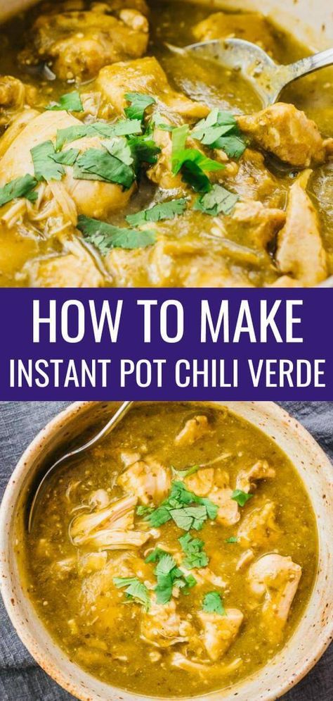 Chicken Chili Verde Instant Pot, Tomatillo Beef Stew, Pork Green Chili Recipe Instant Pot, Instant Pot Chile Verde Pork, Easy Chili Verde Pork, Recipes Using Tomatillos, Tomatillo Recipes Dinners, Chili Verde Instant Pot, Instant Pot Chili Verde