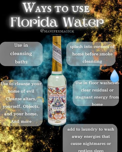 Magick Oil, Soap Benefits, Florida Water, Essential Oils Herbs, Divine Healing, Witchy Stuff, Water Recipes, Water Spray, Essential Oils