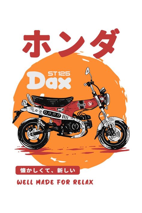 Japanese art motorcycle design fitting for people who loves motorcycle or Japanese style. it can also be given as a birthday or Christmas give to your best friend, relative, boyfriend, or girlfriend who also loves the classic motorcycle. design is also fitting in time for world motorcycle Day. available on :  Teepublic : http://tee.pub/lic/Hilmay Motorcycle Tshirt Design, Motorbike Logo Design, Motorcycle Graphic Design, Cool Car Stickers, Motorcycle Mechanic, Japanese Pop Art, Graphic Design Style, Motorcycle Illustration, Design For T Shirt