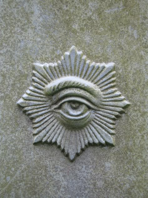 The all-seeing eye of God, also called the Eye of Providence is one of many symbols of Masonic iconography. All Seeing Eye Aesthetic, Statue Eyes, All Seeing Eye Art, All Seeing Eye Of God, Eyes In Art History, God Eyes, Eye Sculpture, God Eye, The Eye Of Providence